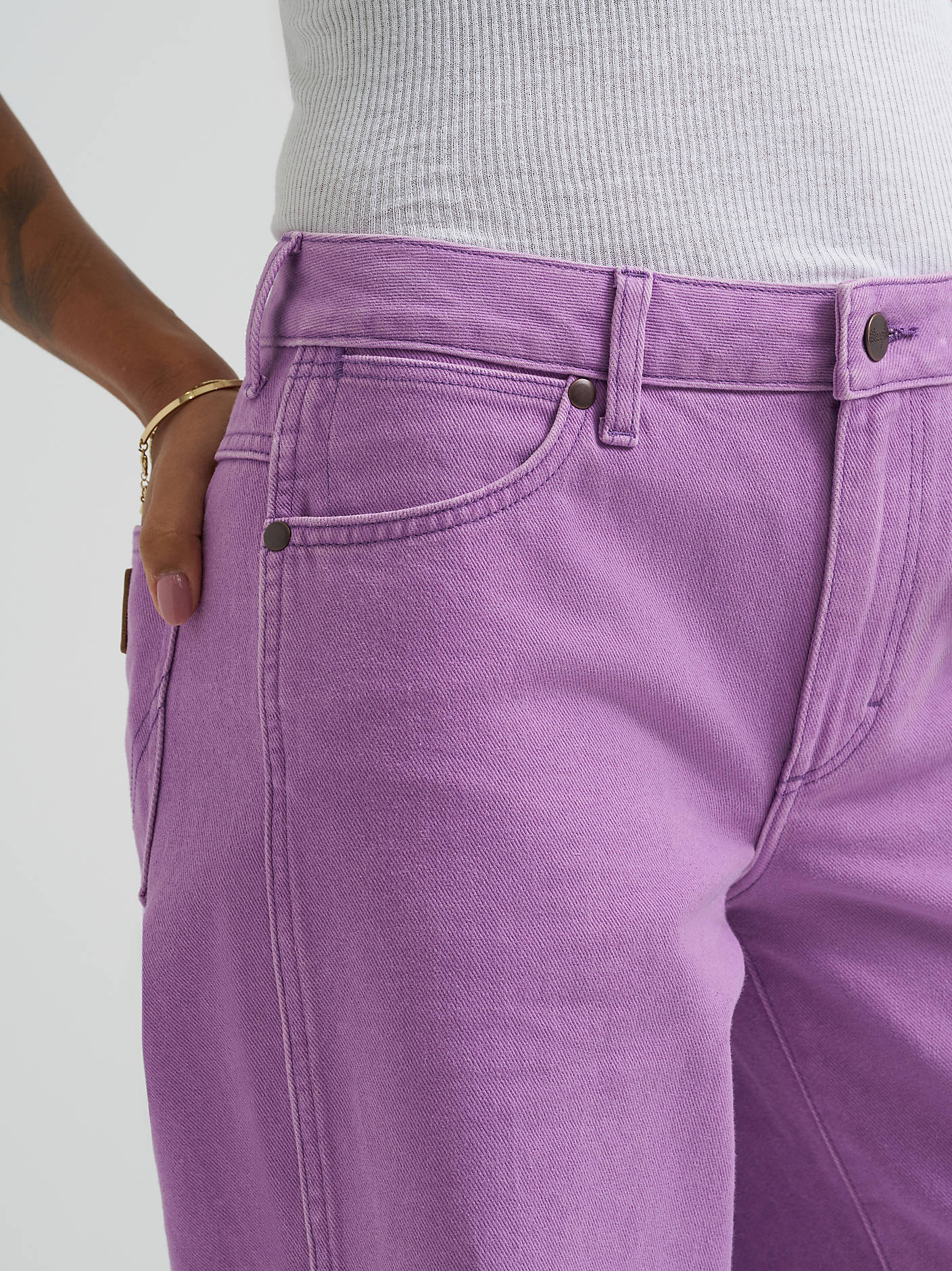 Wrangler Penelope Purple Wide Leg