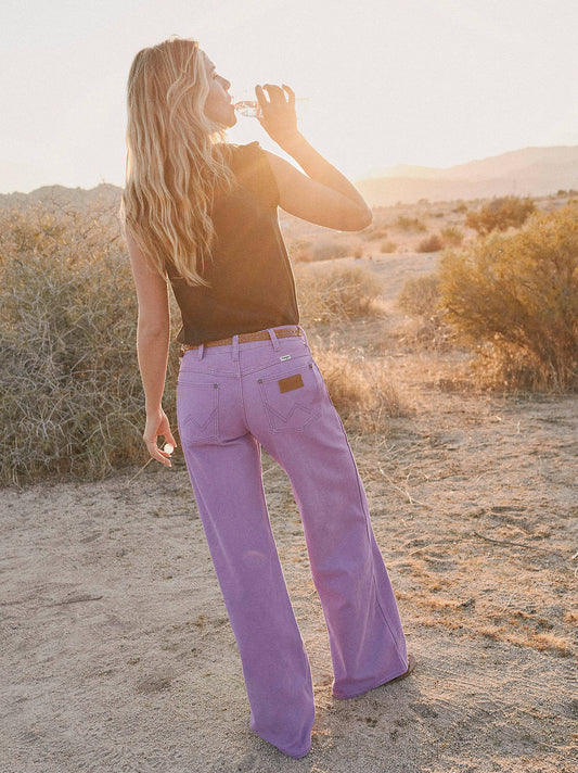 Wrangler Penelope Purple Wide Leg