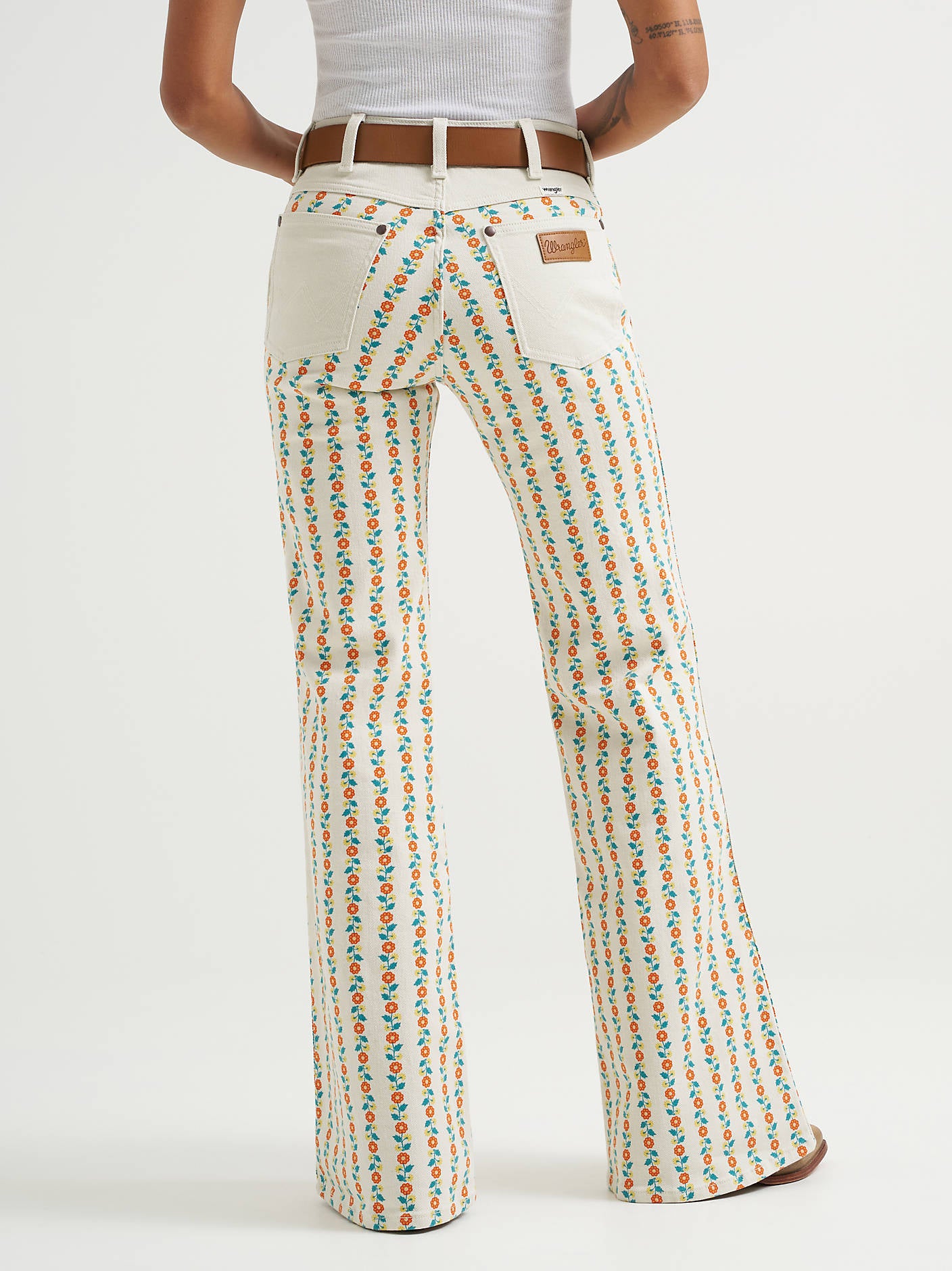 Wrangler Floral 70s Flare