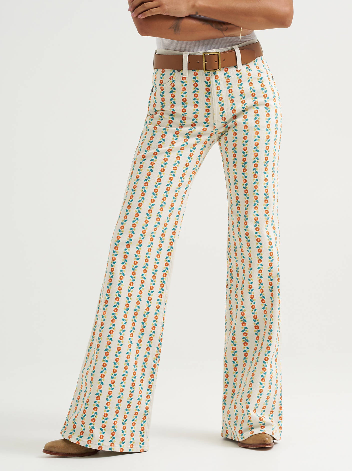 Wrangler Floral 70s Flare