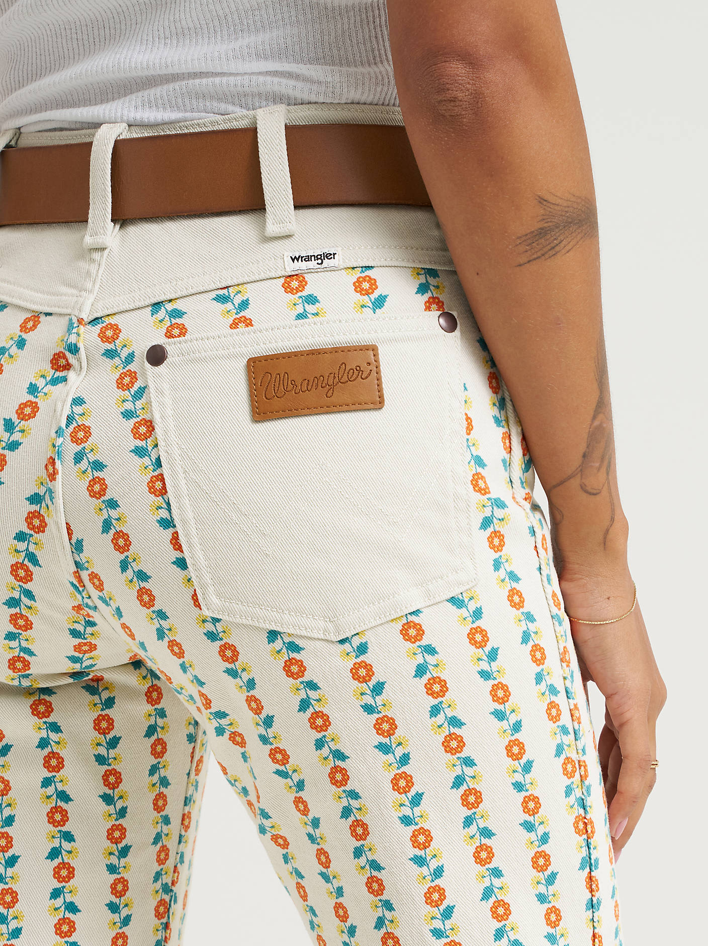 Wrangler Floral 70s Flare