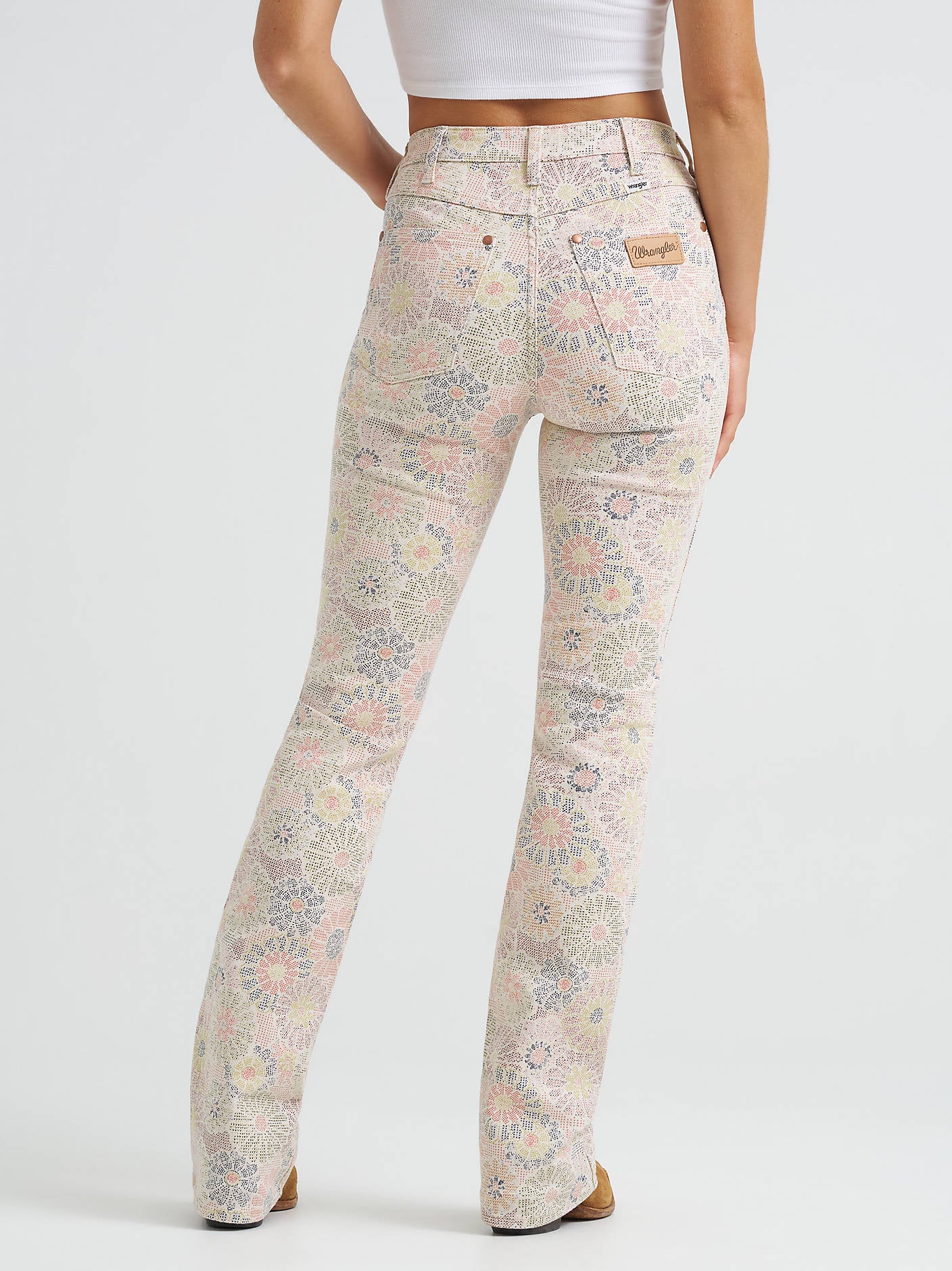 Wrangler Dusty Spring Flower Garden Bootcut