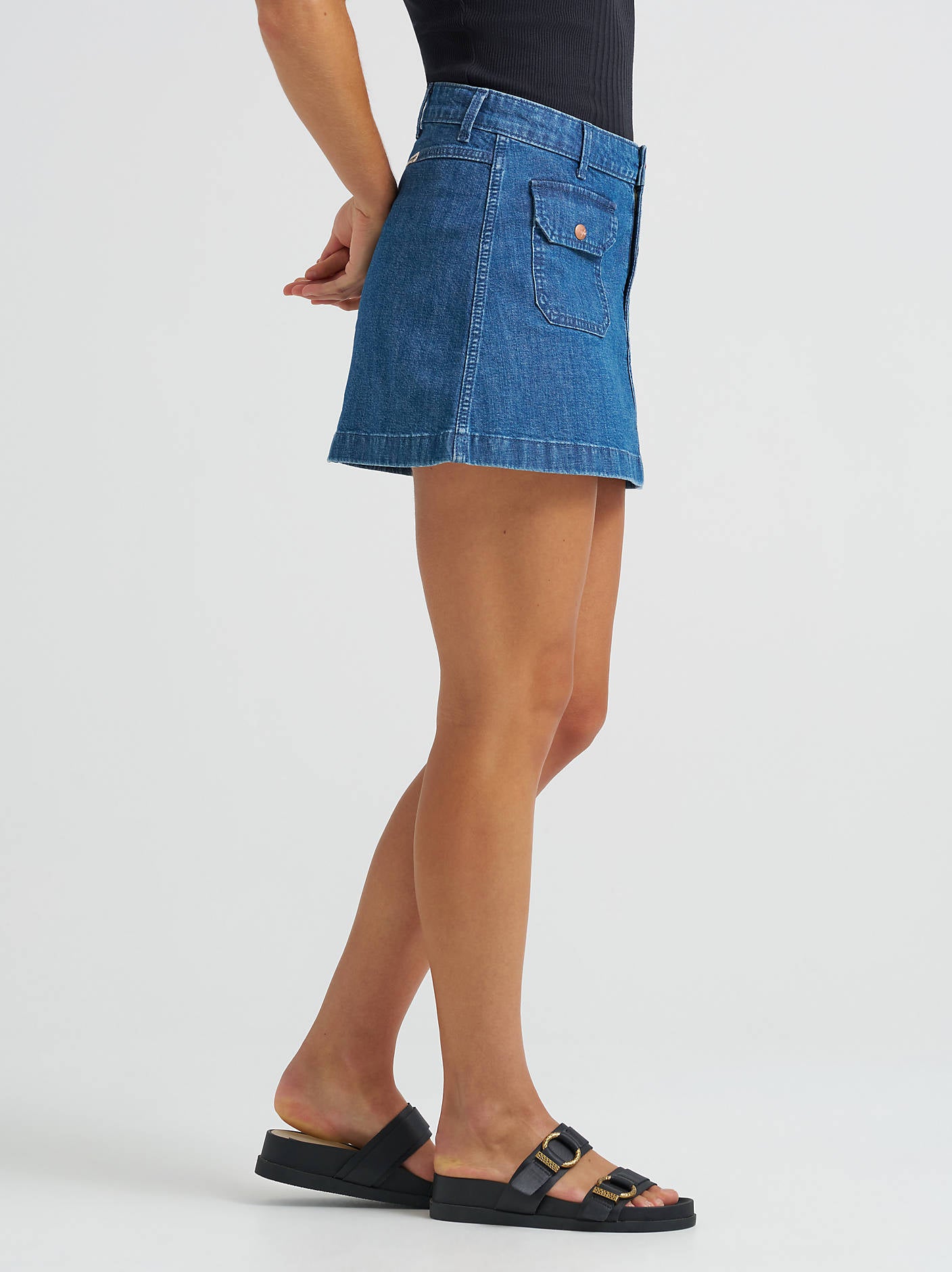 Wrangler Pockets Mini Skirt