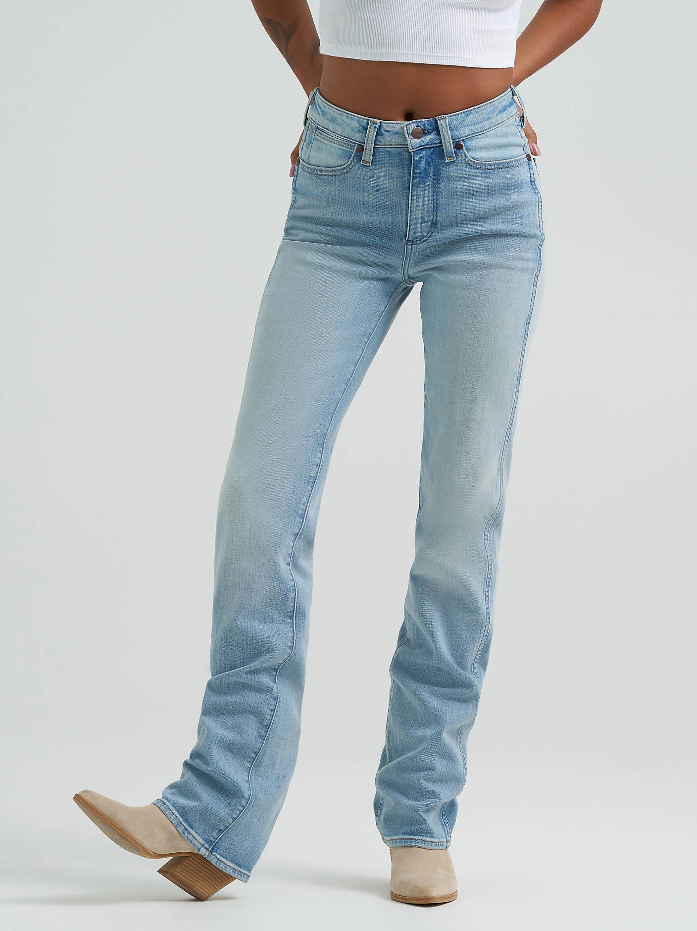 Wrangler Dusty Sky Bootcut Jeans