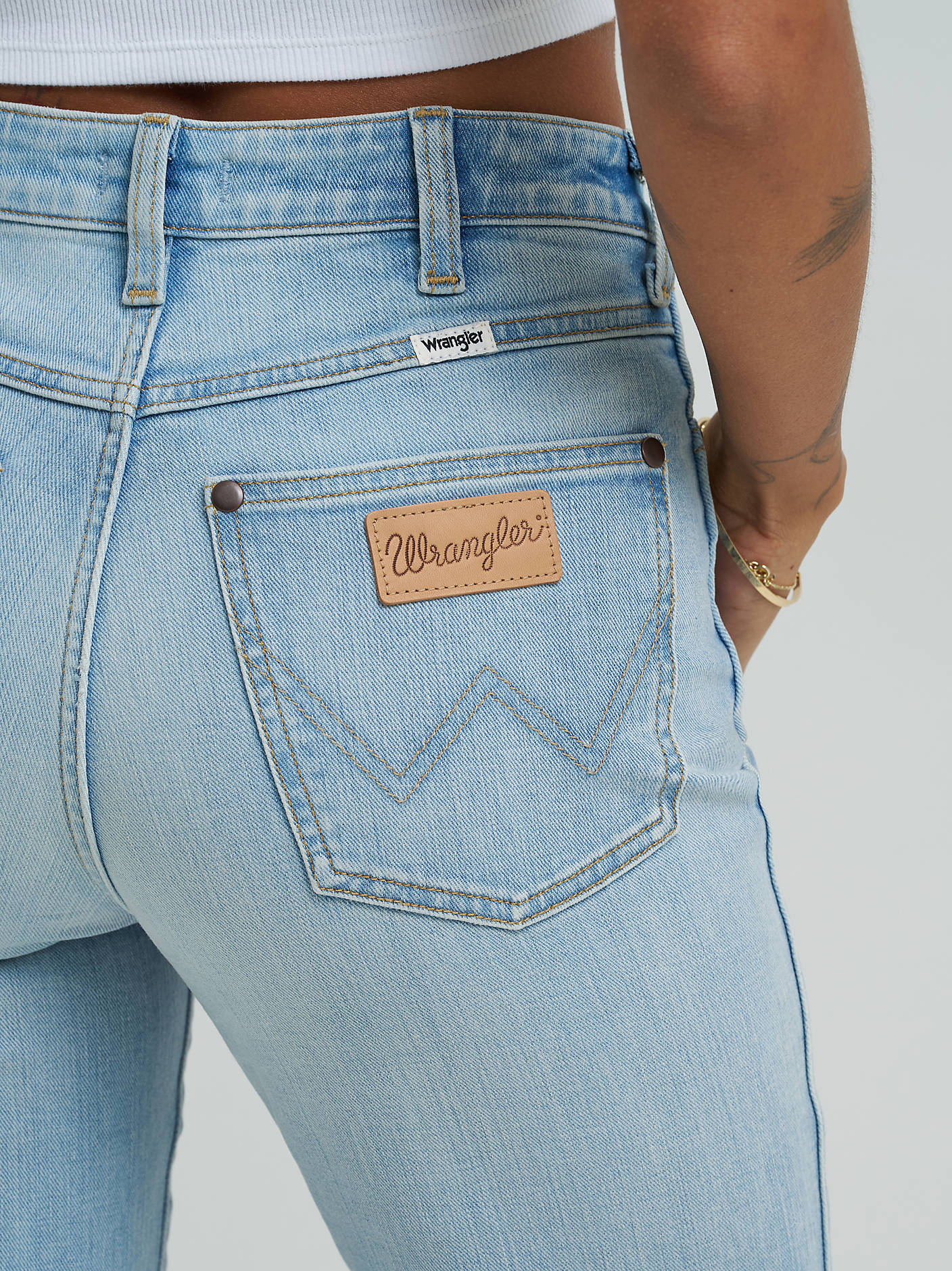 Wrangler Dusty Sky Bootcut Jeans