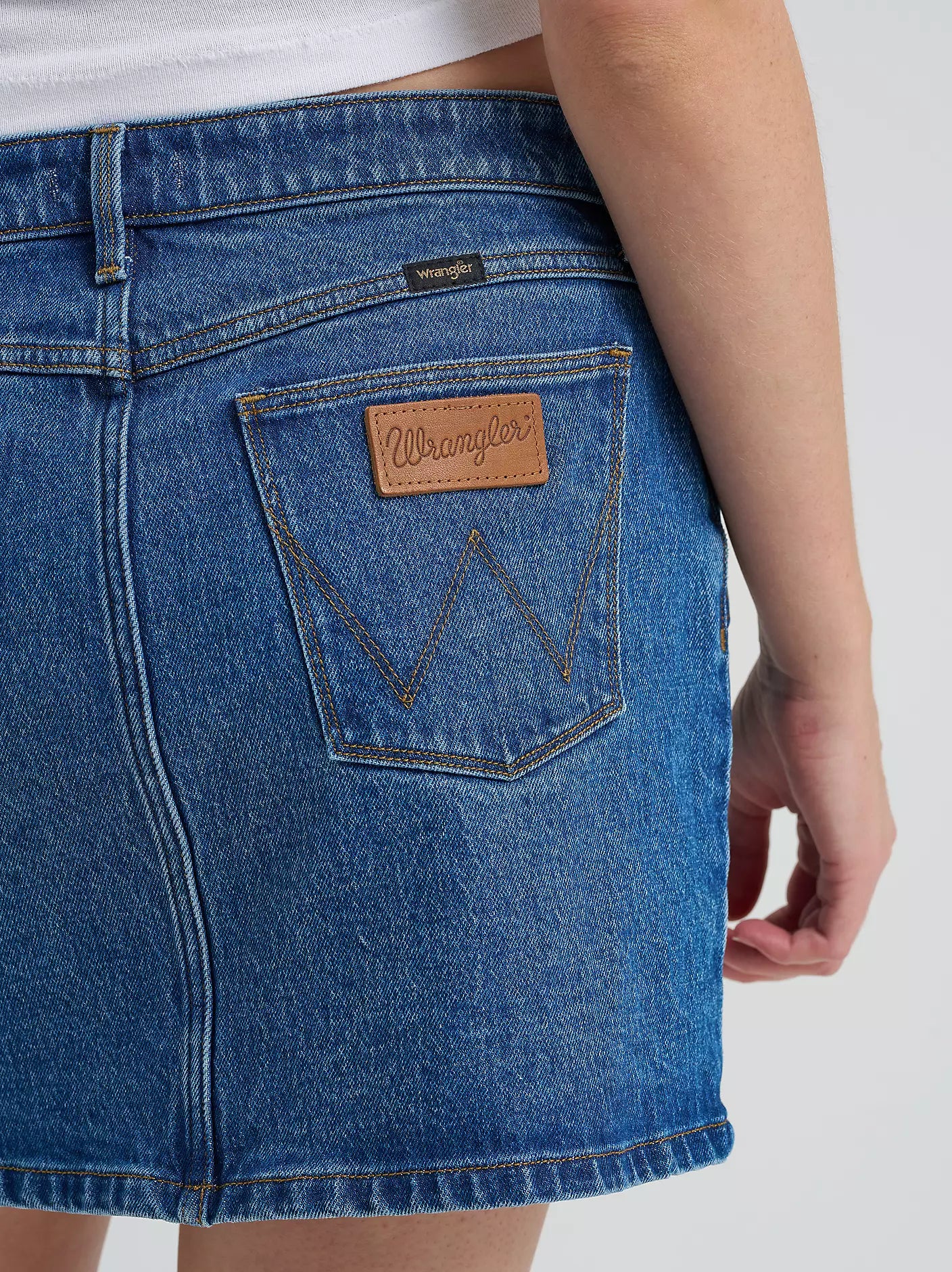 Wrangler Yoked Mini Skirt