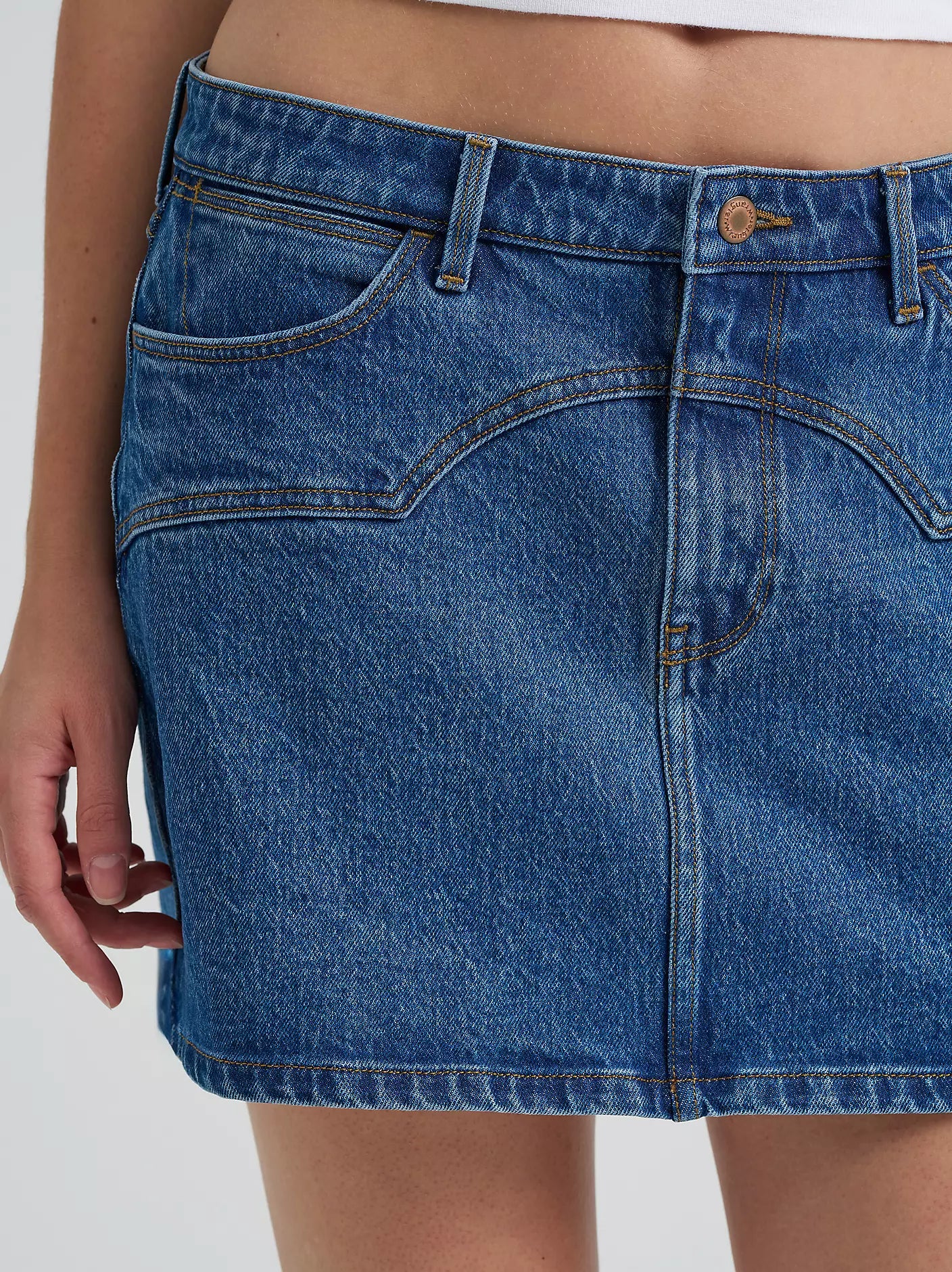 Wrangler Yoked Mini Skirt
