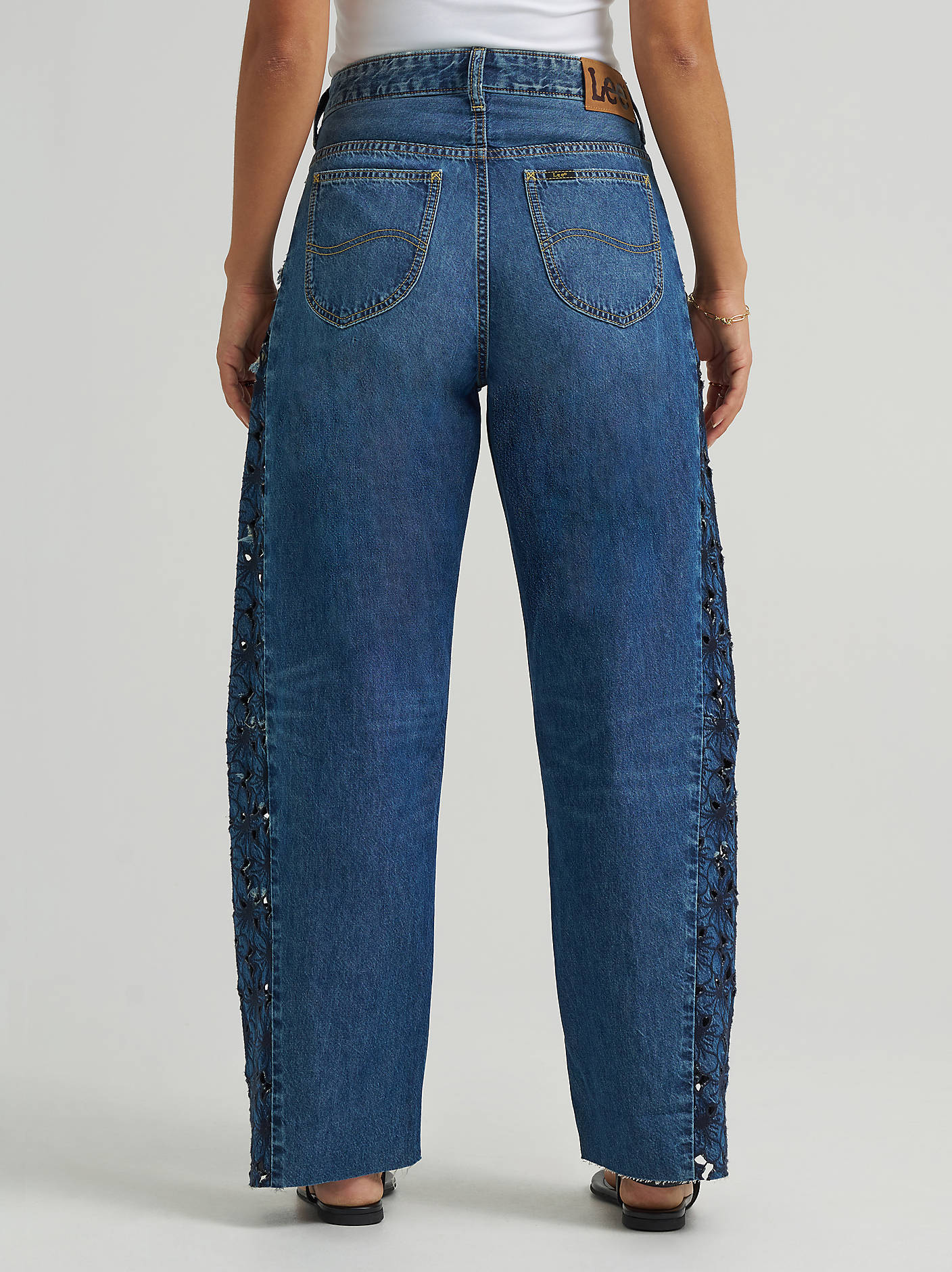 Lee Denim Lace Barrel Jean