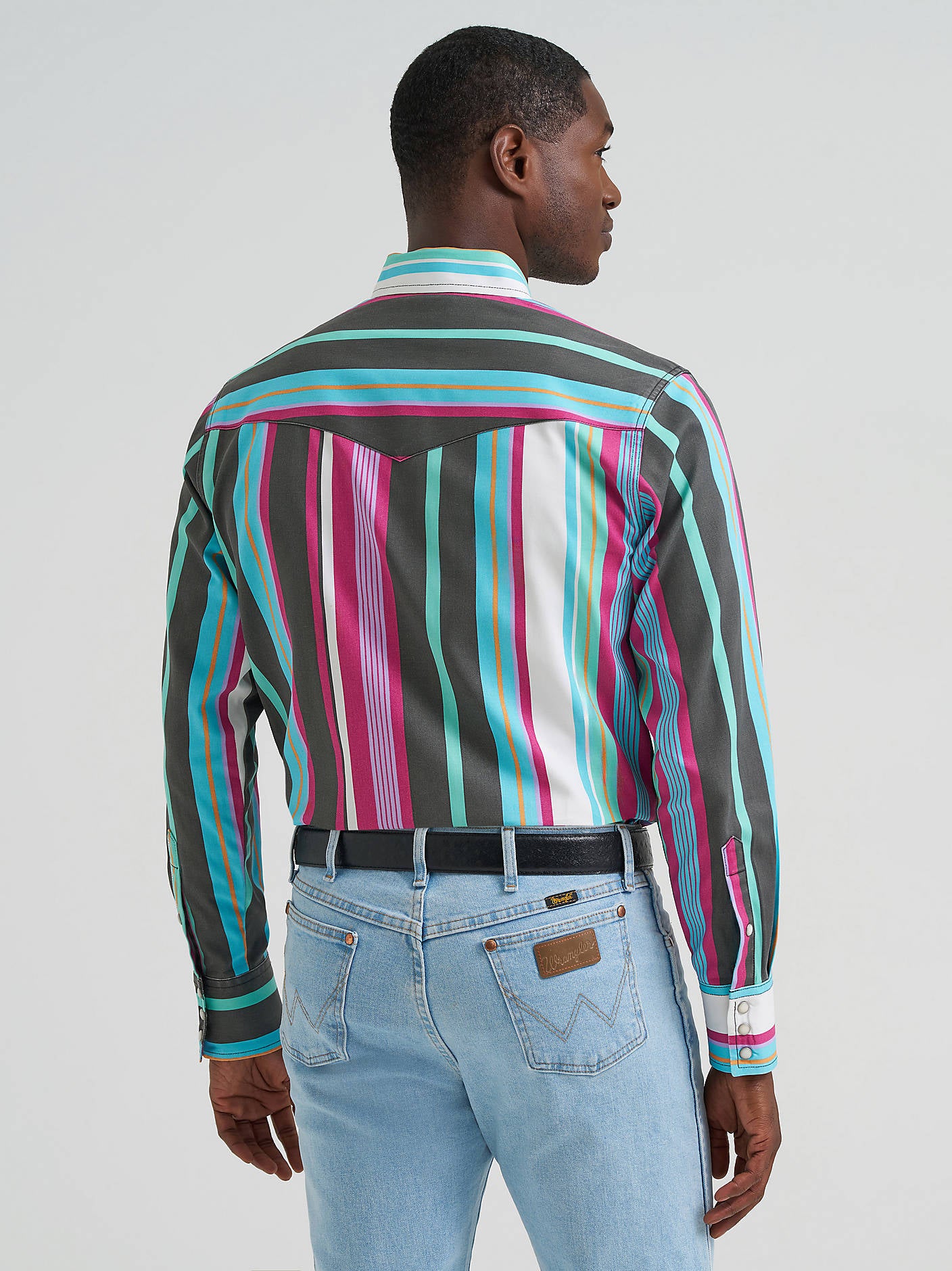 Wrangler Brushpopper Bold Multi Snap Up