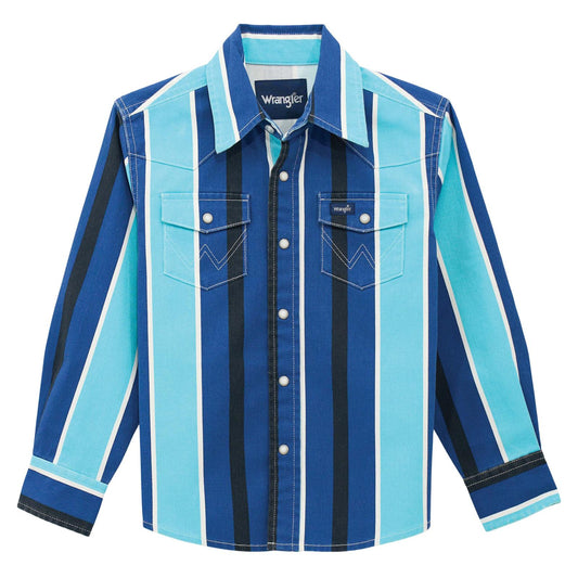 Wrangler Boy's Black & Blue Brushpopper