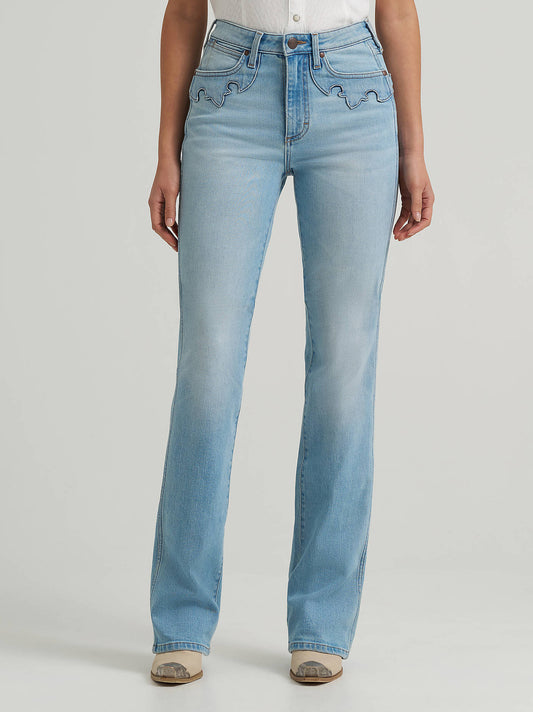 Wrangler Autumn Scroll Bleach Bootcut