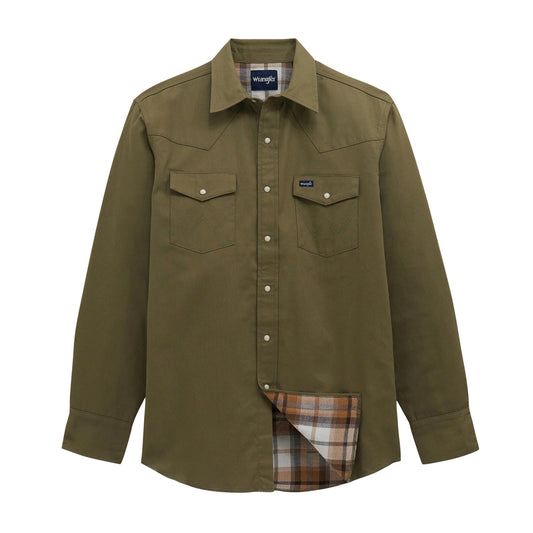 Wrangler Moss & Flannel Shirt