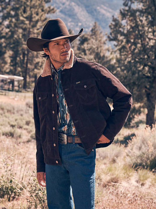 Wrangler Black Coffee Corduroy Jacket