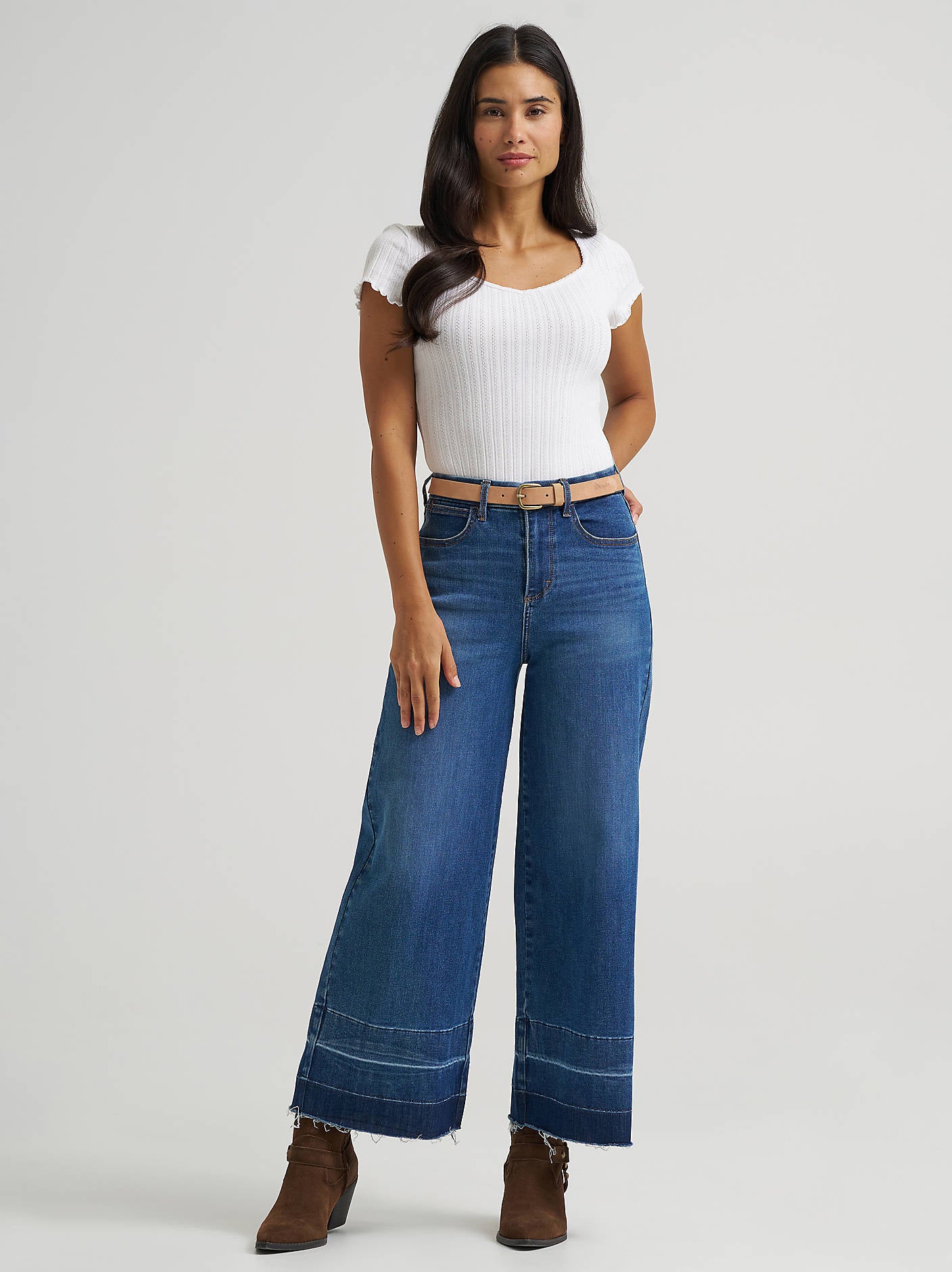 Wrangler Bespoke Cropped Frayed