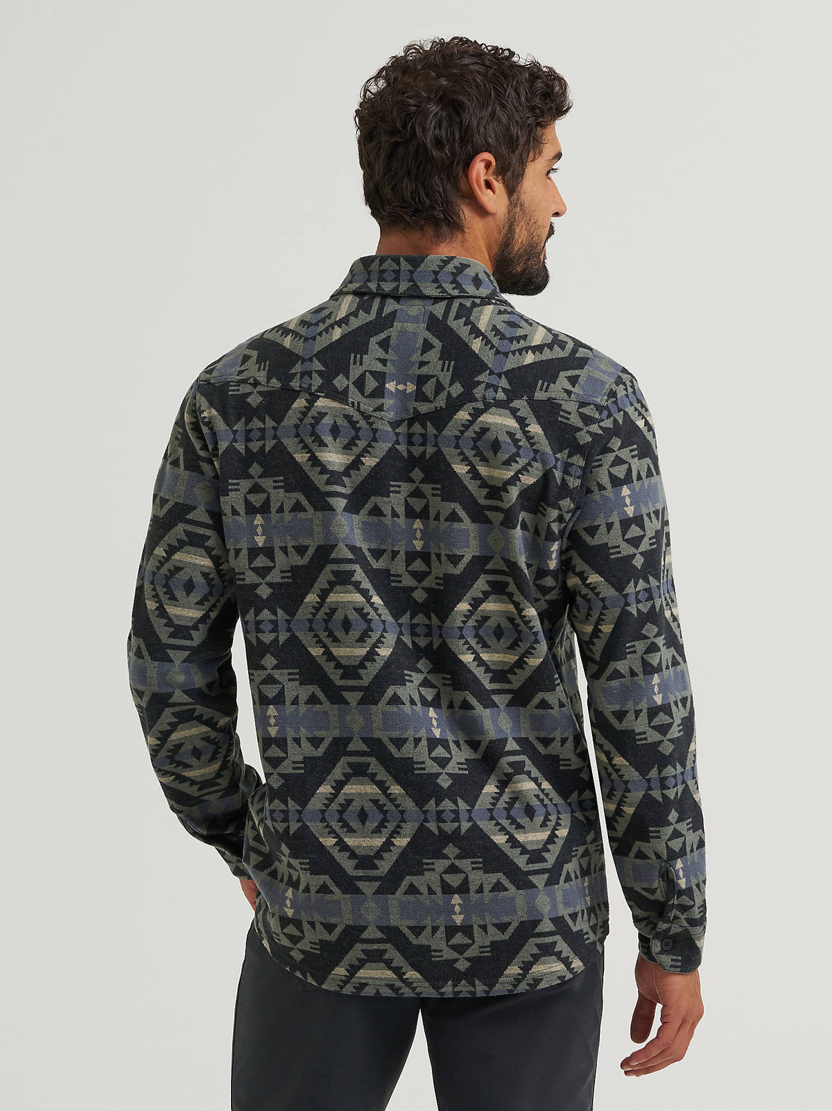 Wrangler Checotah Black Shirt Jacket