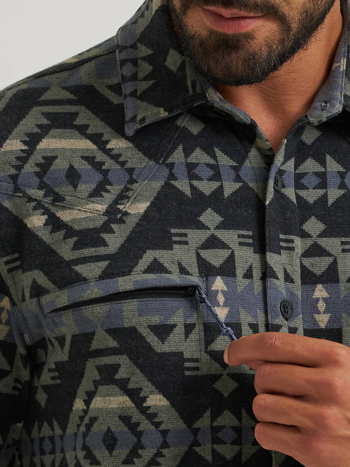 Wrangler Checotah Black Shirt Jacket