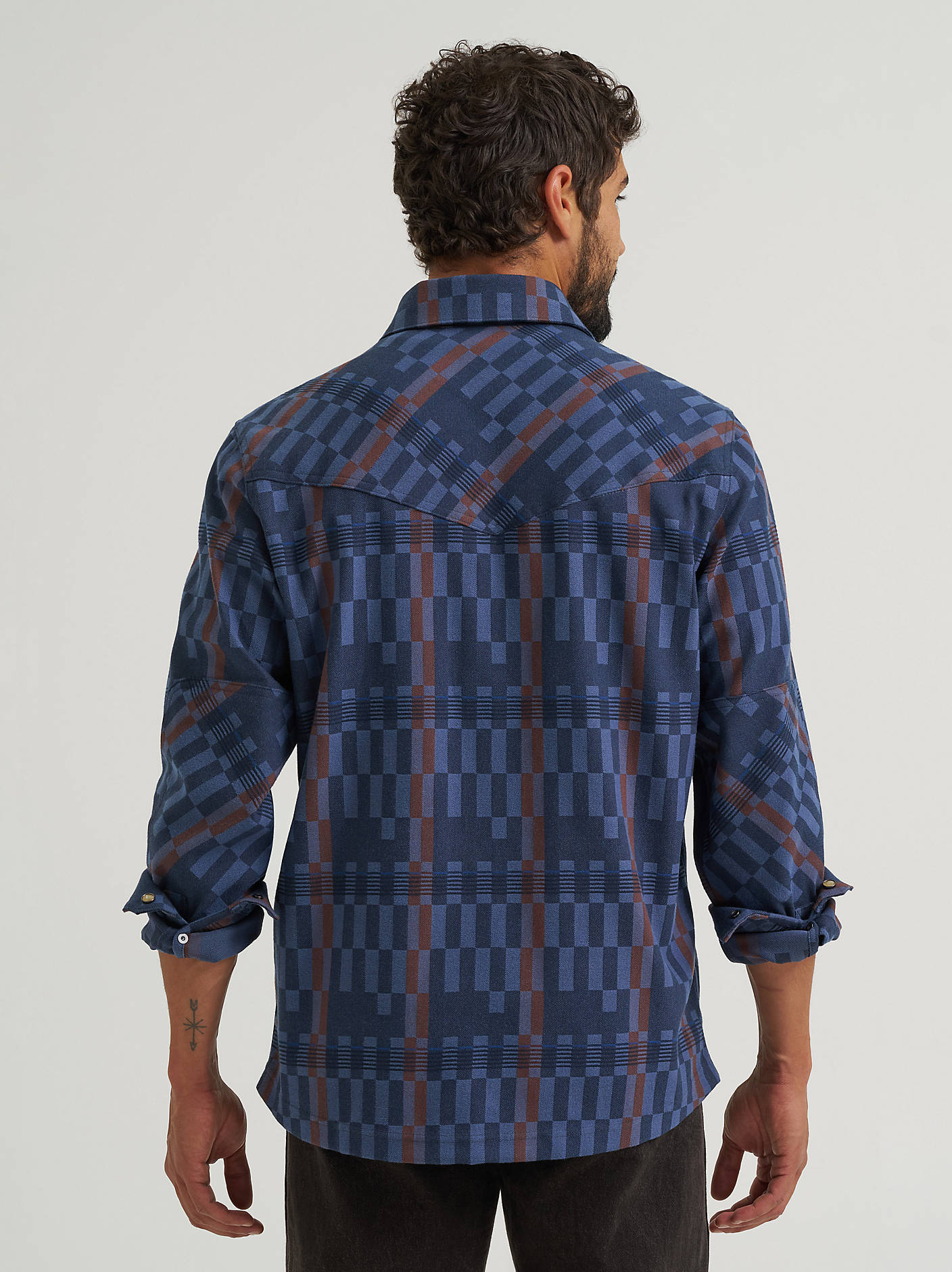 Wrangler Fractured Indigo Shirt Jacket