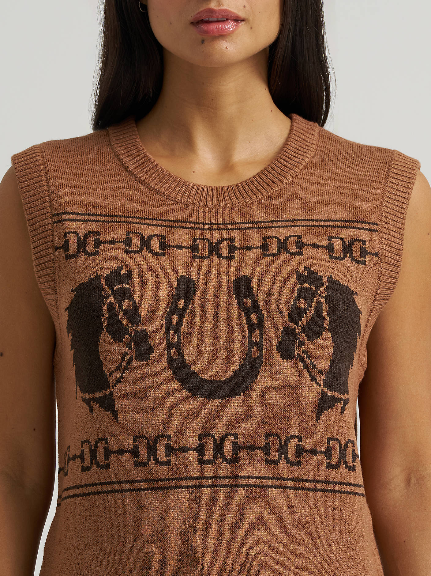 Horses Bourbon Sweater Vest