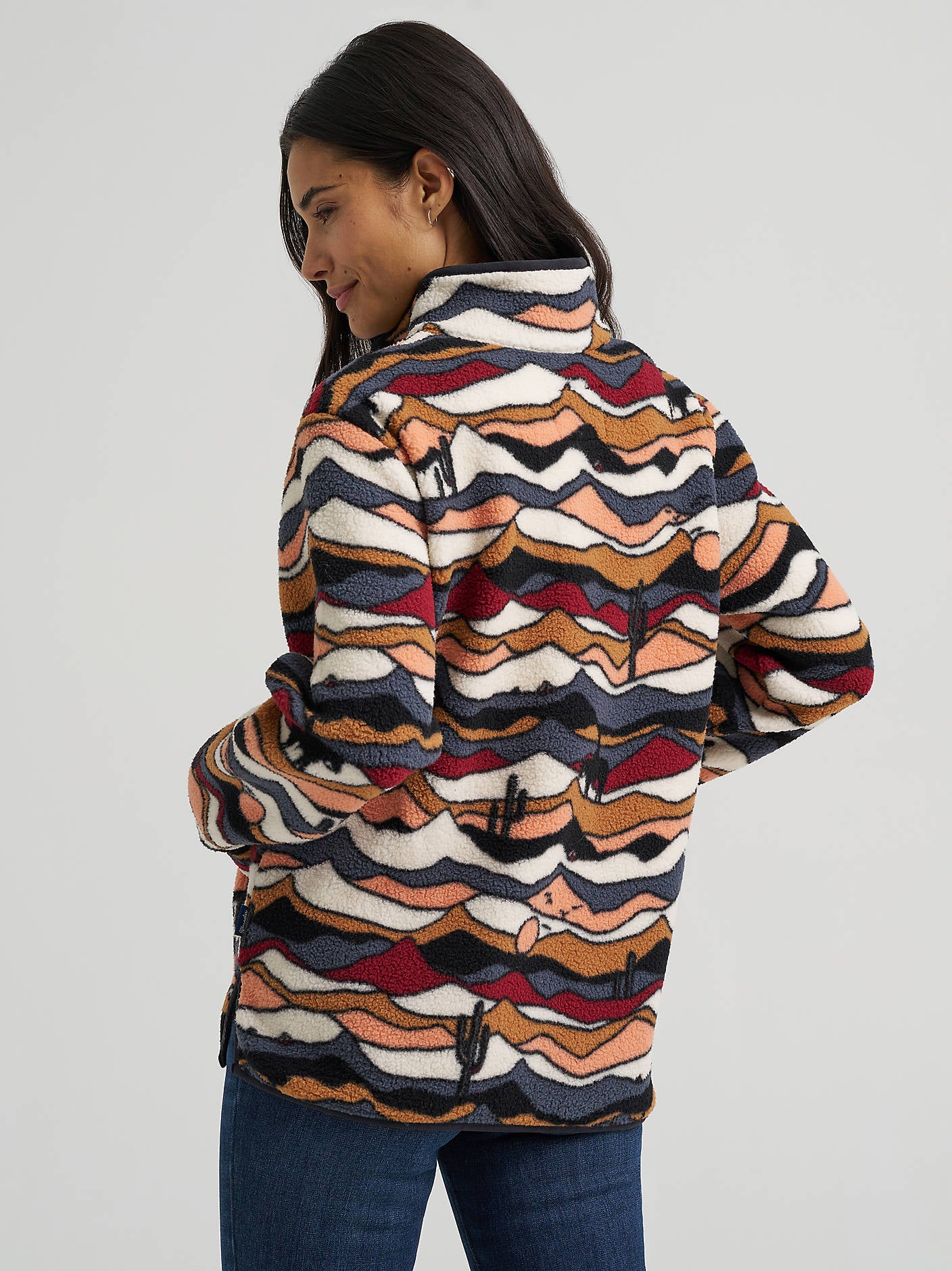 Desert Scene Women's Sherpa