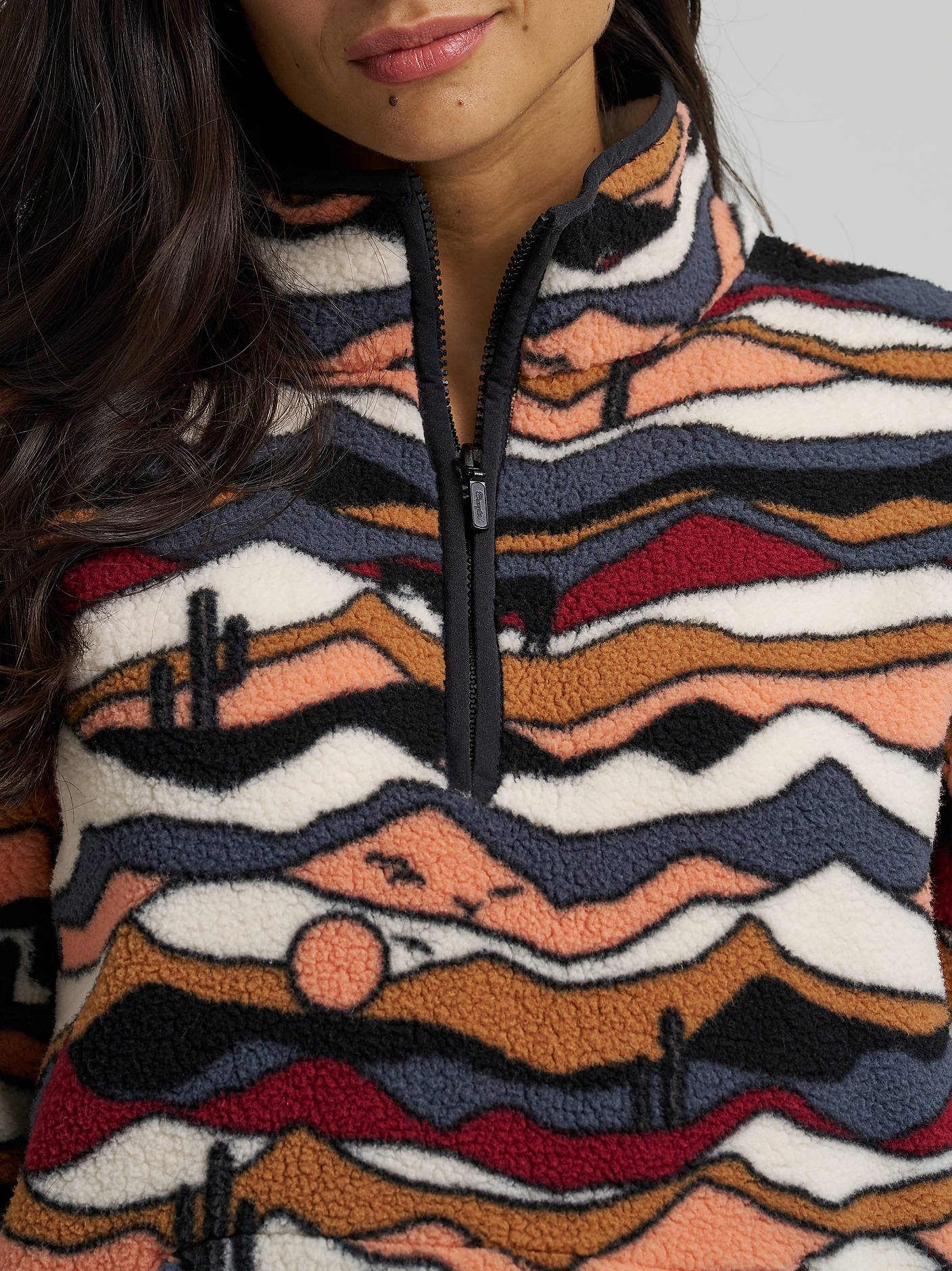Desert Scene Women's Sherpa