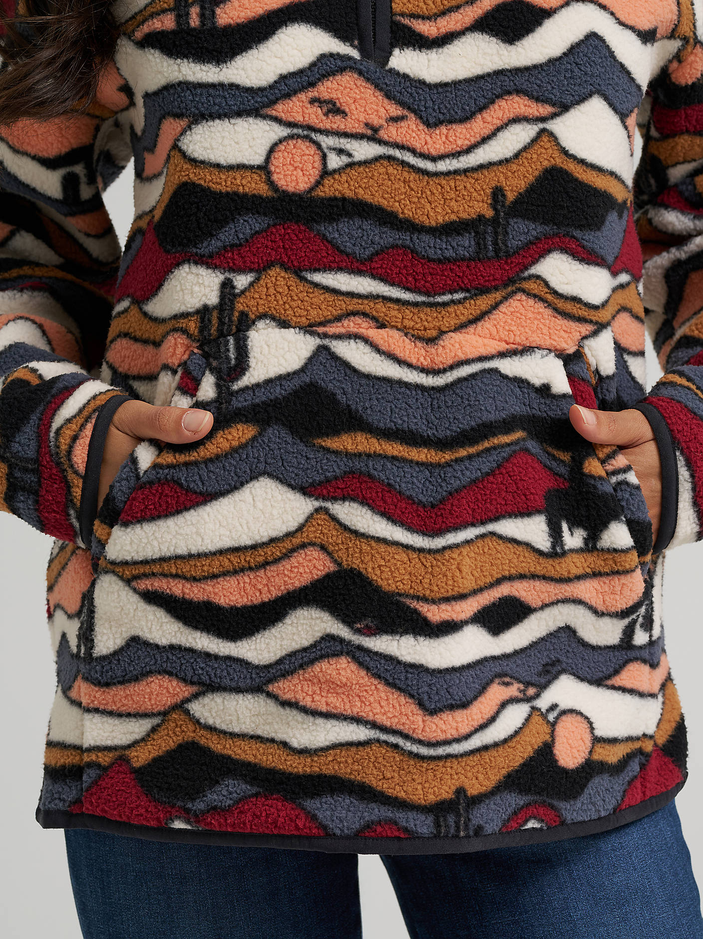 Desert Scene Women's Sherpa