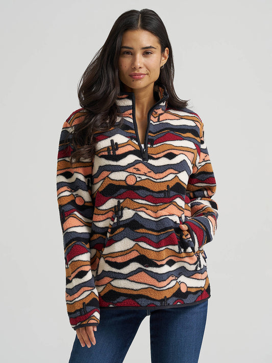 Desert Scene Women's Sherpa