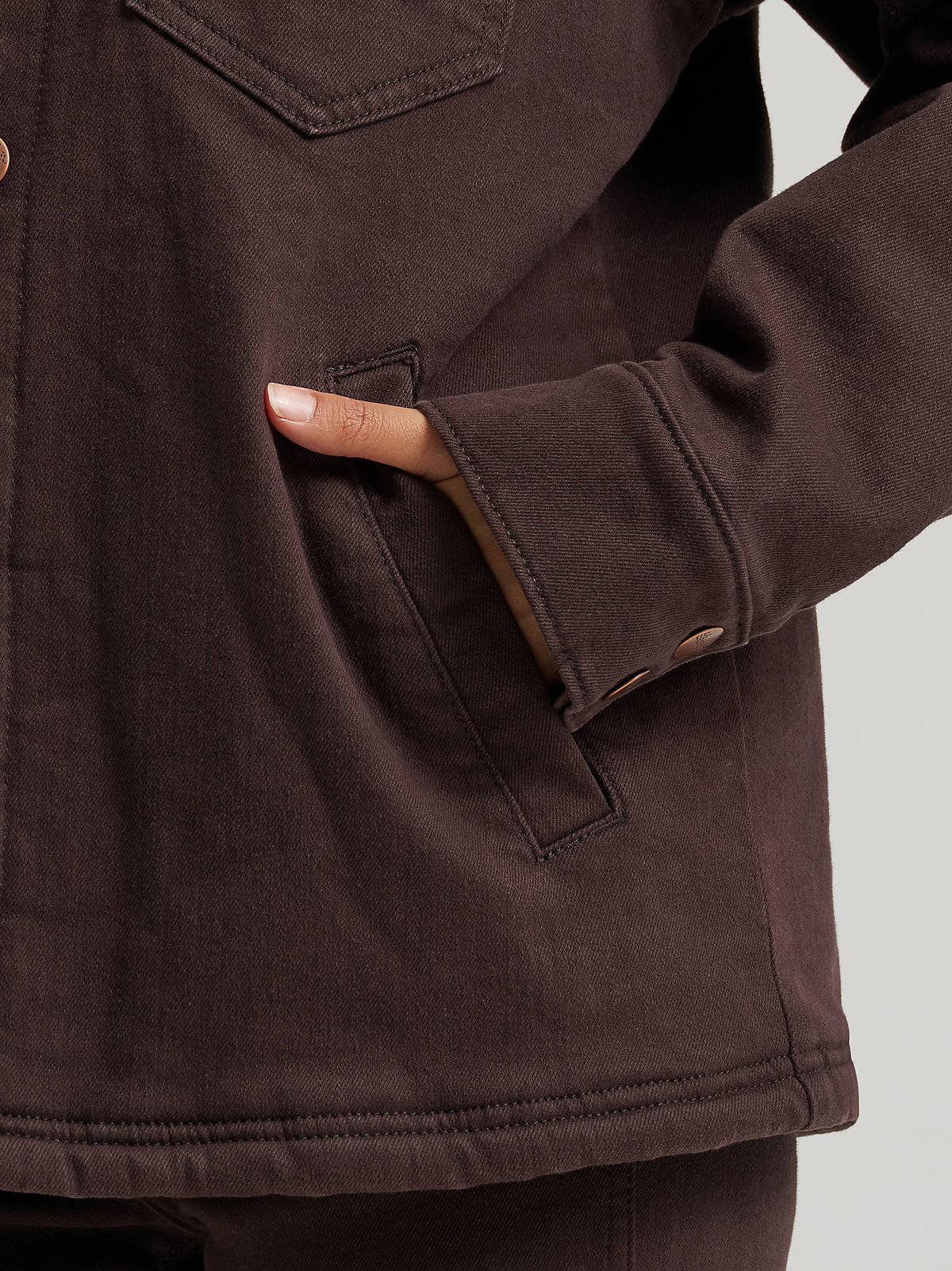 Wrangler Chocolate Sherpa Coat