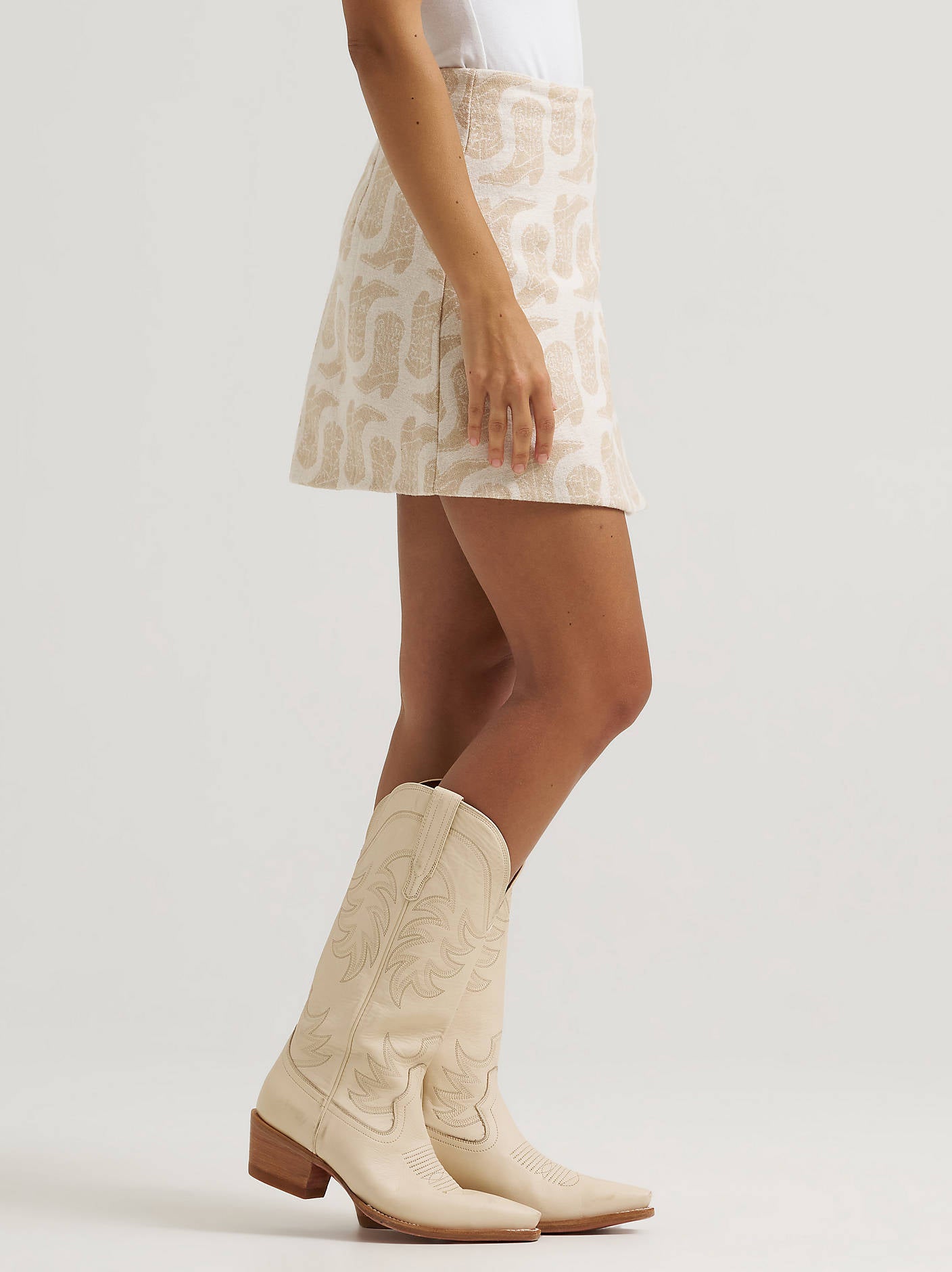 Boots Mini Skirt