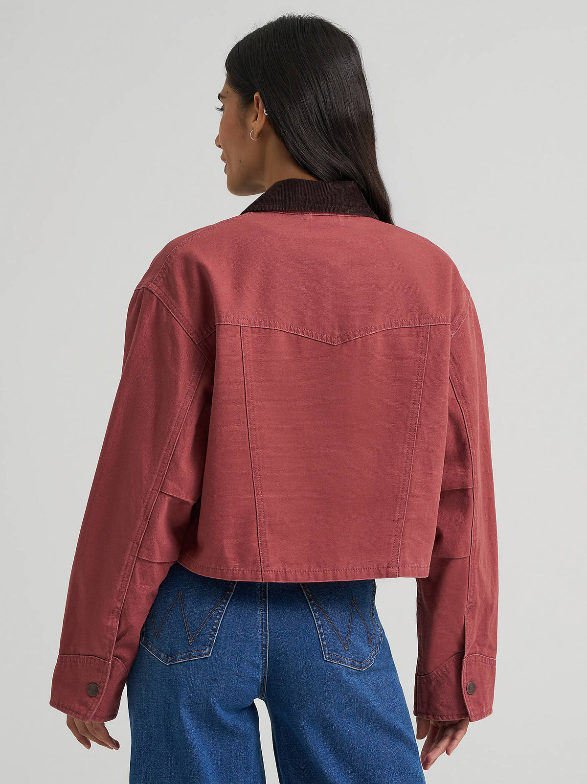 Wrangler Rose Denim Cropped Jacket