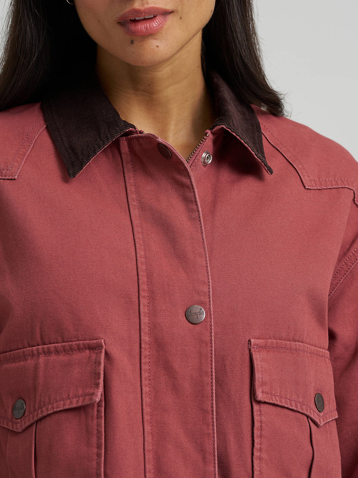 Wrangler Rose Denim Cropped Jacket