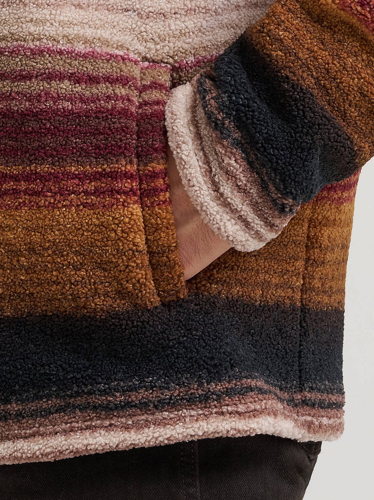 Wrangler Serape Hay Away Sherpa Pullover