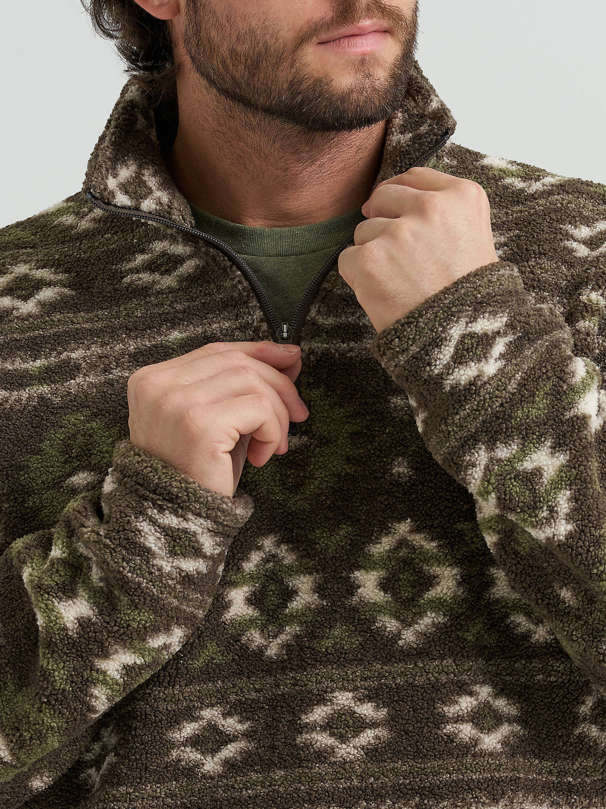 Wrangler Hay Away Sherpa Pullover