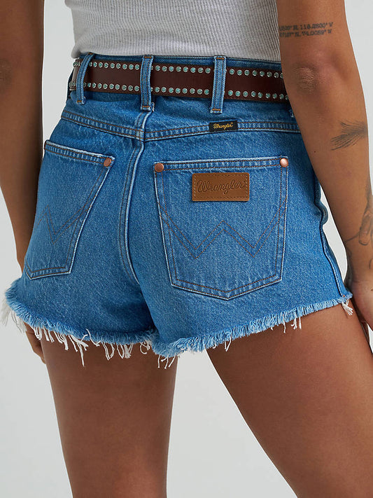 Wrangler Cowboy Cutoff Midwash Shorts