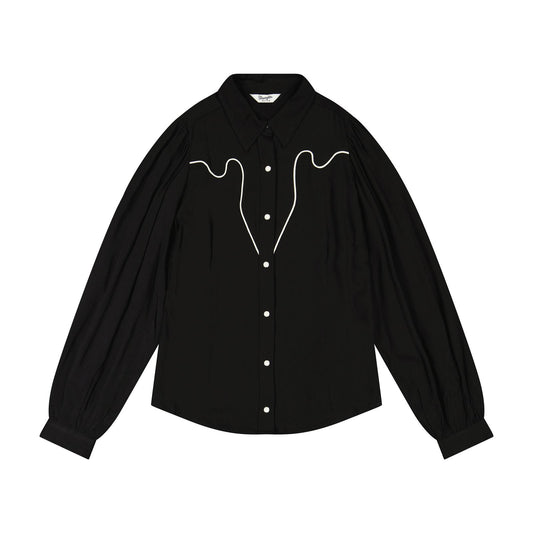 Wrangler Black & White Snap Up