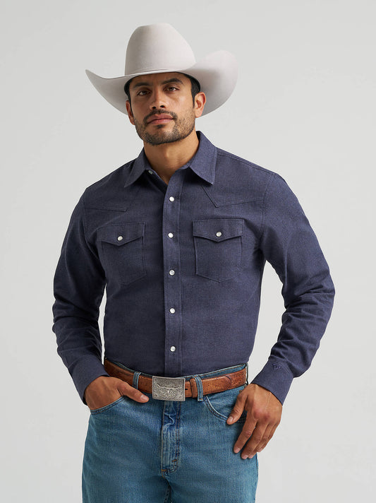 Wrangler Cody Johnson Blue Snap Up