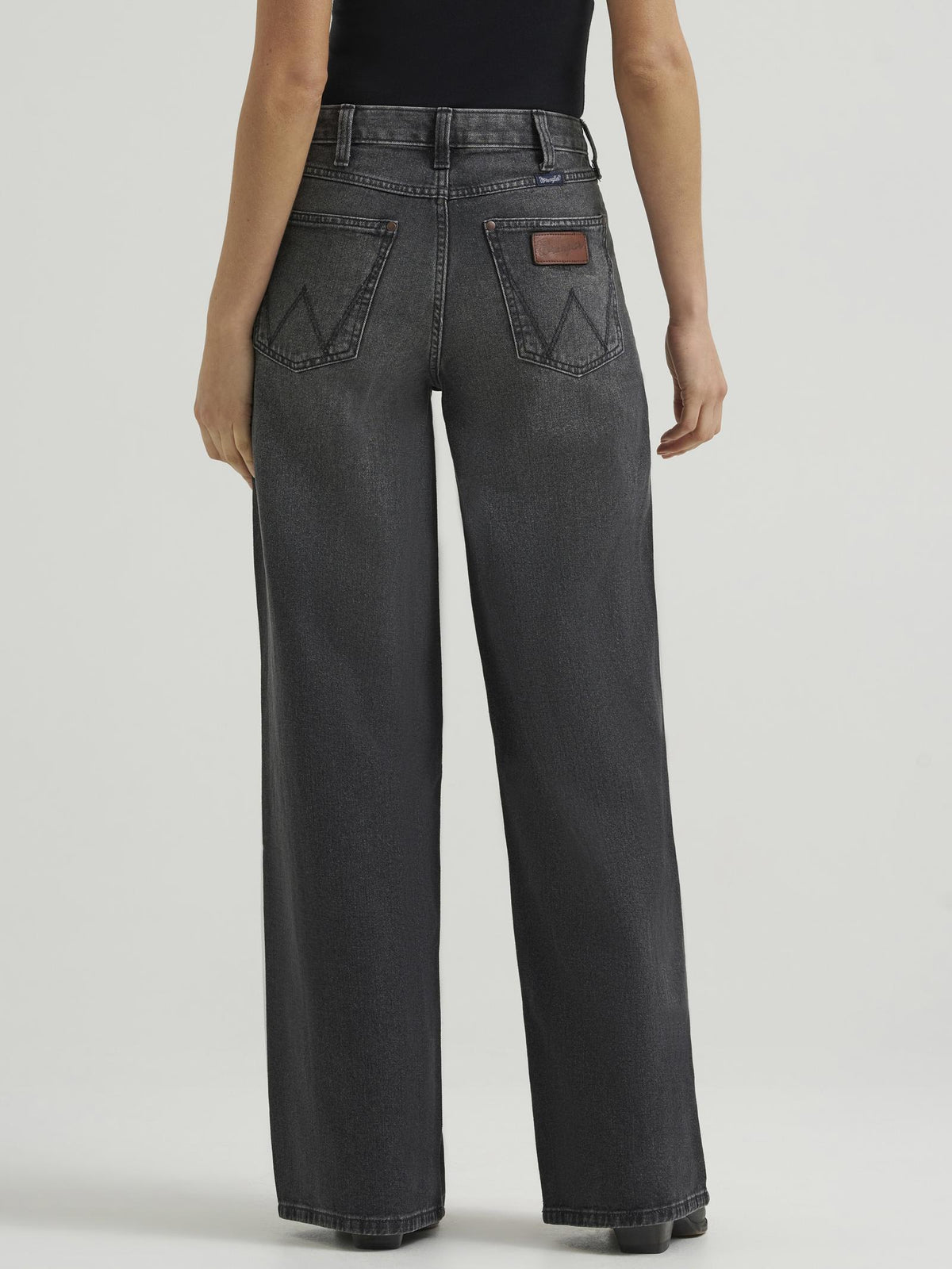 Wrangler Punchy Charcoal Wide Leg