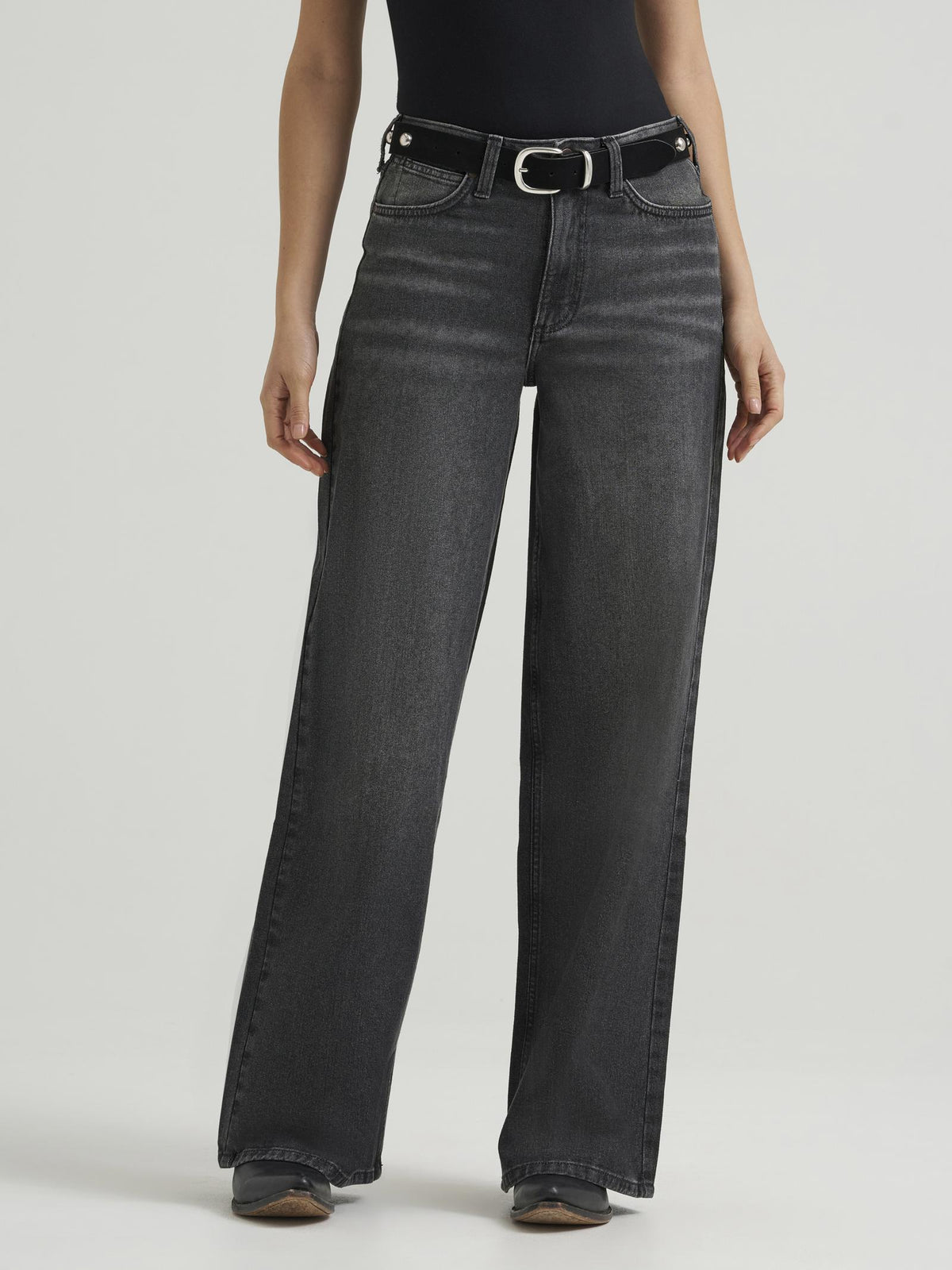 Wrangler Punchy Charcoal Wide Leg