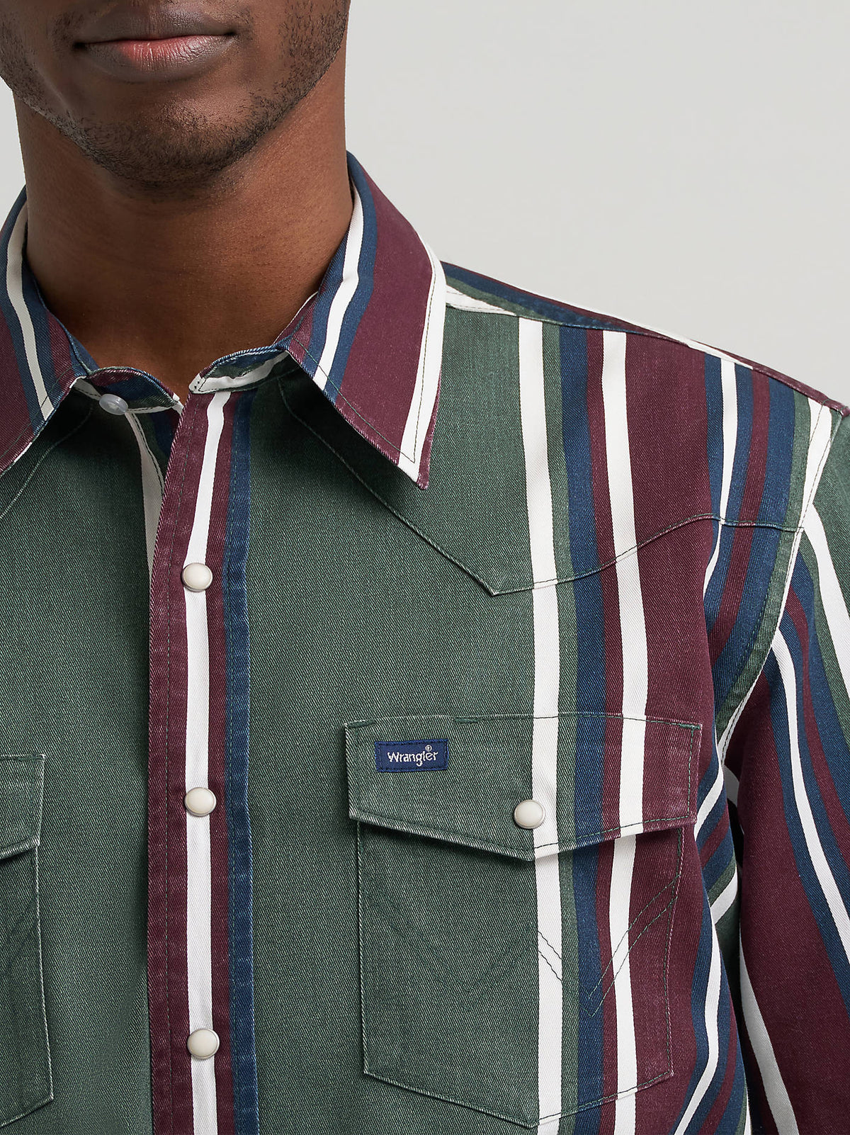 Wrangler Men's Brushpopper Gem Snap Up