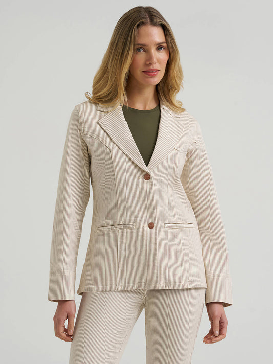 Beth Bronze Pinstripe Blazer