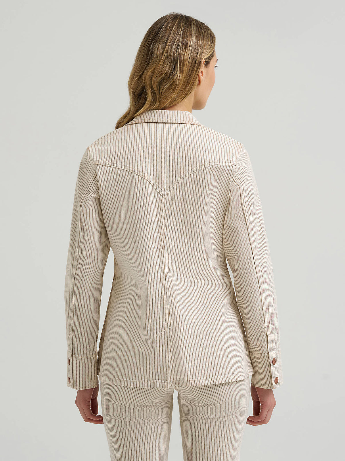 Beth Bronze Pinstripe Blazer