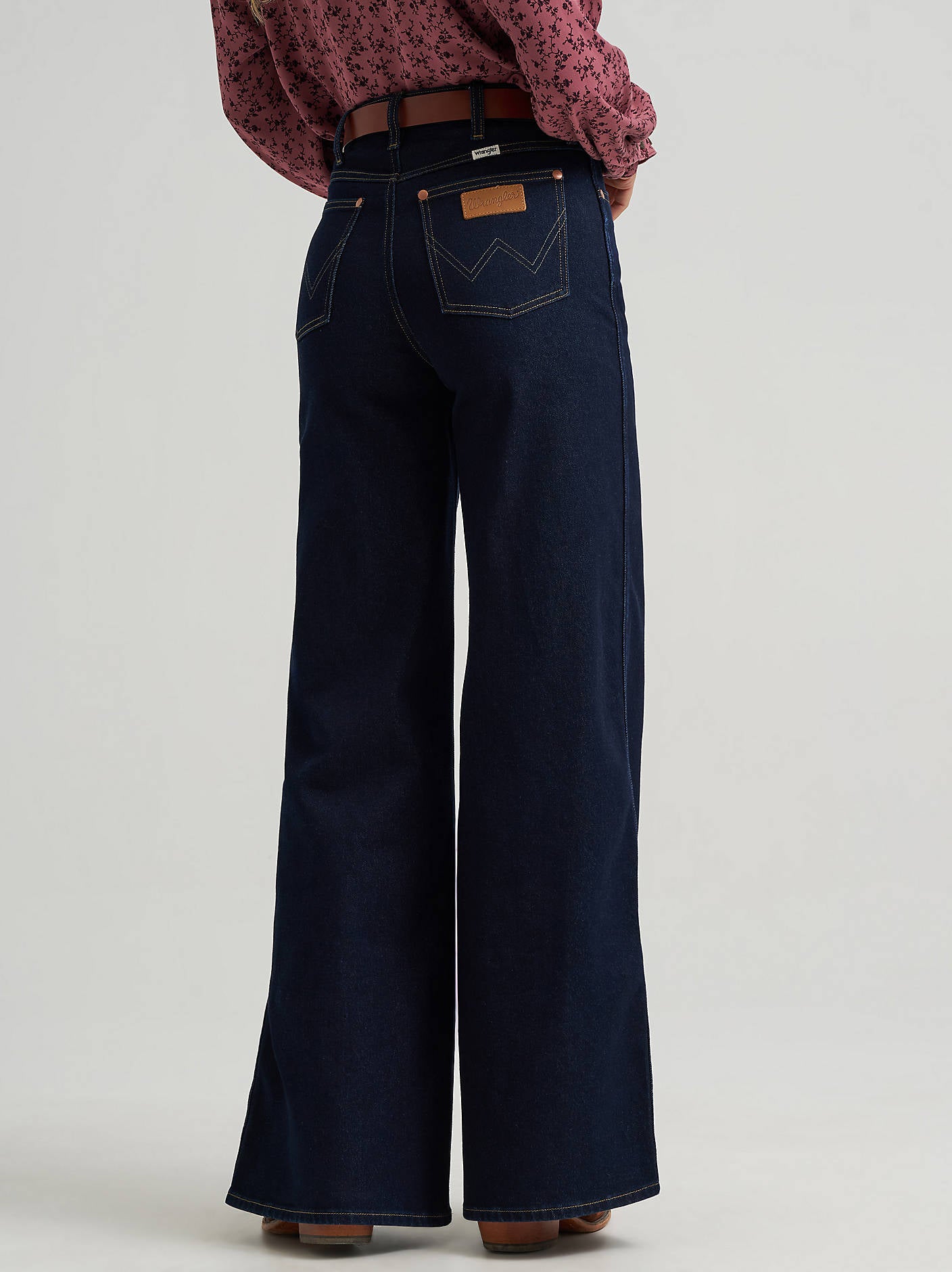 Wrangler Punchy Dark Satin Jeans