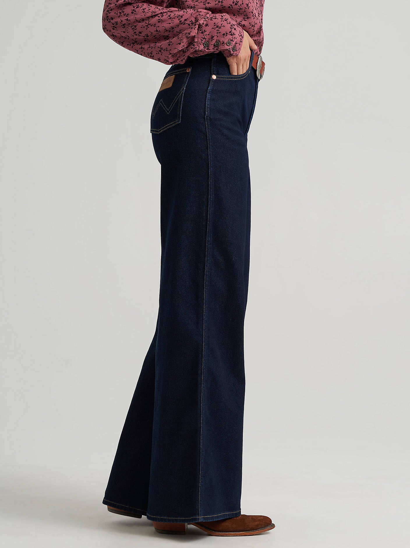 Wrangler Punchy Dark Satin Jeans