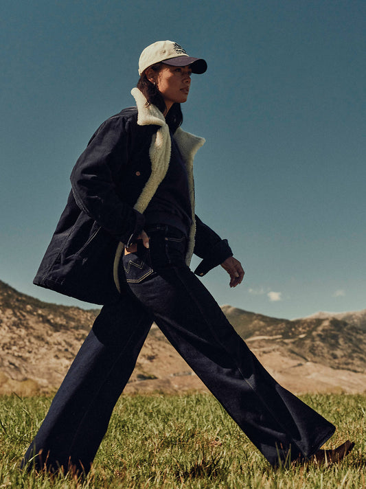 Wrangler Punchy Dark Satin Jeans