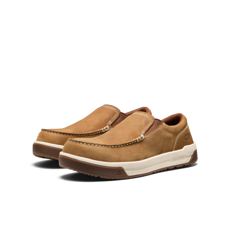 Keen Men's Gibson Slip-On Work Shoe (Carbon Toe)