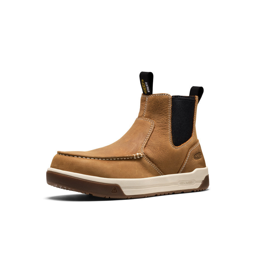 Keen Men's Gibson Chelsea Work Boot (Carbon Toe)