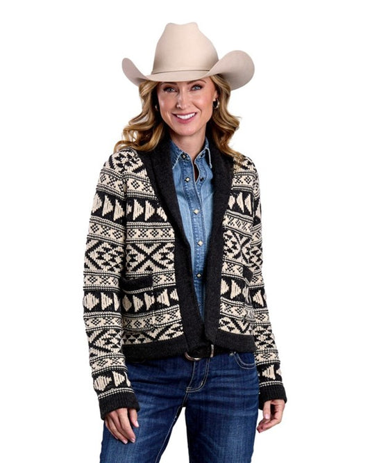 Stetson Aztec Cropped Cardigan