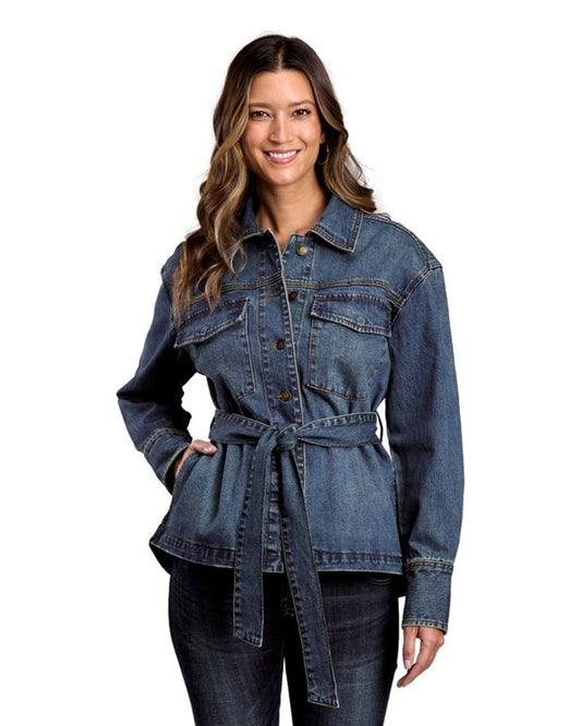 Stetson Denim Tie Shacket