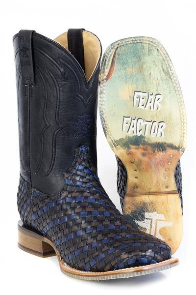 Tin Haul Mens Black N Blue