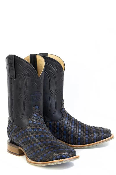 Tin Haul Mens Black N Blue