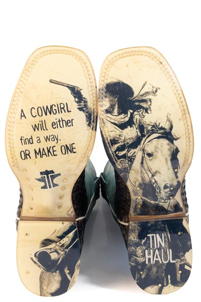 Tin Haul Intertwined Cowgirl Boots